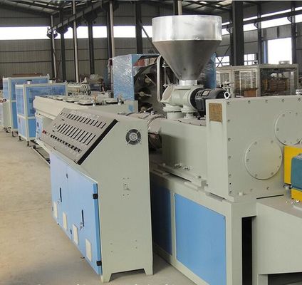 Υψηλή παραγωγής μηχανή εξωθητών βιδών PVC δίδυμη, μηχανή εξώθησης σωλήνων PVC PE PPR