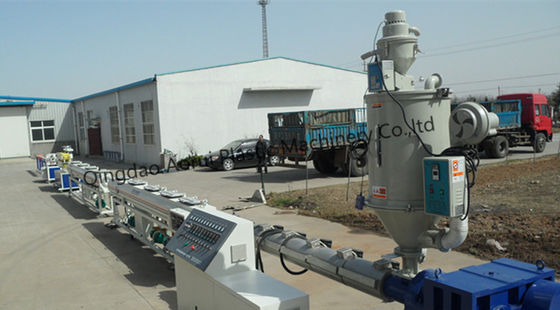 Γραμμή εξώθησης σωλήνων PE εφοδιασμού υγραερίου νερού, μηχανή εξώθησης σωλήνων PE αποξηράνσεων νερού