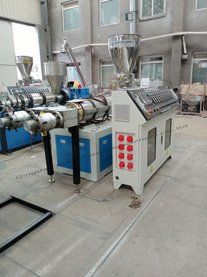 Μηχανή κατασκευής διπλών σωλήνων PVC 12 - 90mm PVC διπλή γραμμή παραγωγής σωλήνων