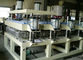 Πλαστική κατασκευή PVC γραμμών παραγωγής WPC πινάκων δύο βιδών που κλείνει με παντζούρια την παραγωγή πινάκων