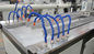 380V πλαστική γραμμή παραγωγής σχεδιαγράμματος, αφρισμένες ξύλο γραμμή/διαδικασία εξώθησης σχεδιαγράμματος PVC