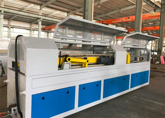 150kg/H σχεδιάγραμμα μηχανών 22kw WPC εξώθησης σχεδιαγράμματος πορτών PVC που κατασκευάζει τη μηχανή