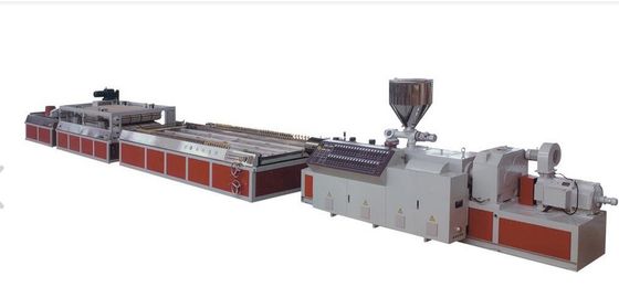 Καλή τιμή. PVC+Powder πλαστική γραμμή παραγωγής σχεδιαγράμματος με το δίδυμο εξωθητή βιδών, ξύλινη πλαστική σύνθετη γραμμή εξώθησης σε απευθείας σύνδεση