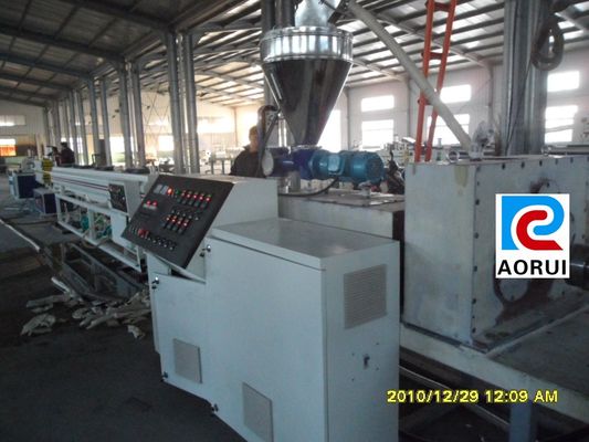Καλή τιμή. HDPE/LDPE η πλαστική γραμμή εξώθησης σωλήνων, ενιαίος τοίχος ζάρωσε τη γραμμή παραγωγής σωλήνων σε απευθείας σύνδεση