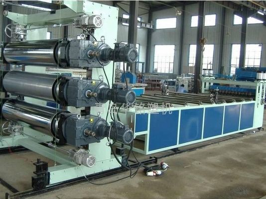 Καλή τιμή. Πλαστικό φύλλο PVC που κατασκευάζει τη μηχανή, διπλή γραμμή παραγωγής πινάκων βιδών δύναμης σε απευθείας σύνδεση