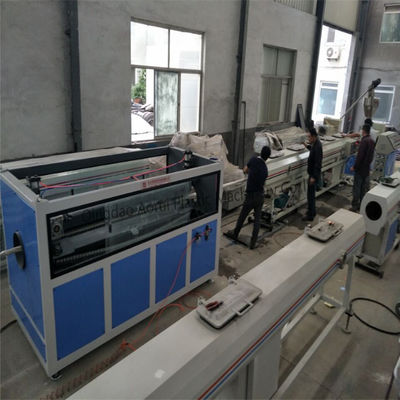 220-380V γραμμή παραγωγής σωλήνων PVC 3 φάσεων με δύο βίδες